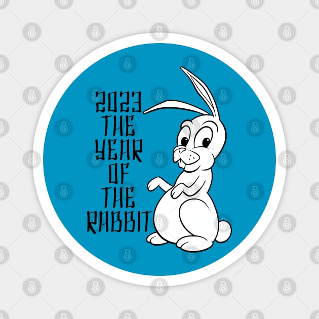 2023 Year of the Rabbit Magnet by Generic Mascots